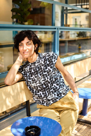 Picture of mao shirt black white