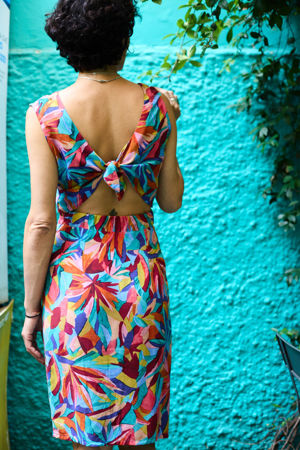 Picture of "flow"  dress in floral