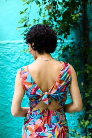 Picture of "flow"  dress in floral