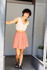 Picture of front pleat mini dress pastels