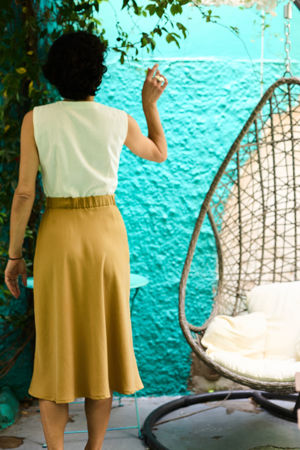 Picture of "desert" midi dress