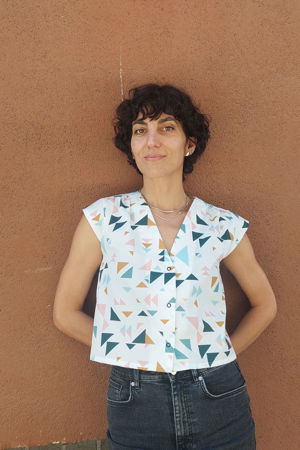 Picture of geometric vest shirt