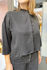 Picture of oversized mao shirt in black