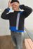 Picture of "mondrian" top blue black