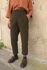 Picture of basic pants in dark khaki