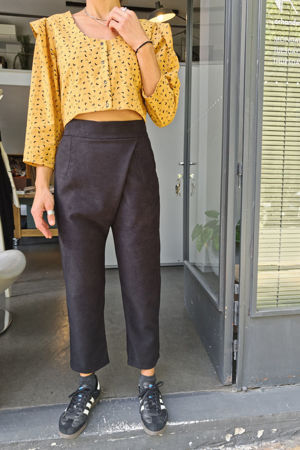 Picture of "wrap" pants in black