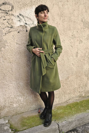 Picture of "JUST" coat in olive