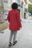 Picture of "curves" coat in red