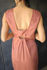 Picture of "scrunchie" mini dress in blush