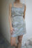 Picture of mini "slit" dress in animal