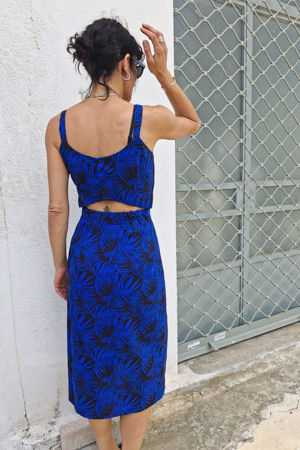 Picture of "funkadonna" dress in blue black