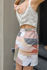 Picture of "free" mini dress off white- geometric